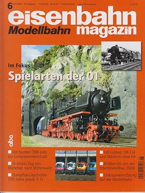eisenbahn Modellbahn magazin. Juni 6/2008. 46. Jahrgang.