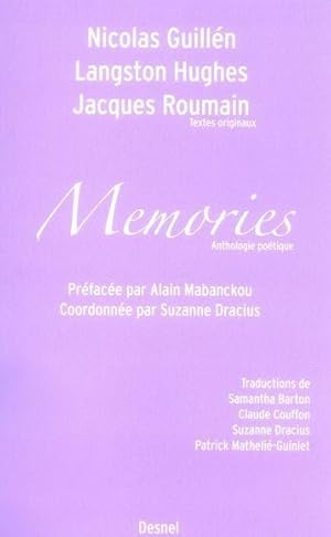 Image du vendeur pour memories ; anthologie potique mis en vente par Chapitre.com : livres et presse ancienne