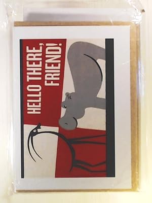 Imagen del vendedor de 6 Greeting Cards: Hello There, Friend a la venta por Leserstrahl  (Preise inkl. MwSt.)