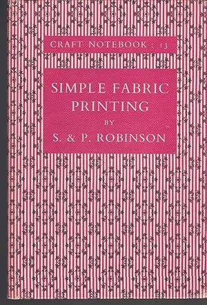 Seller image for Simple Fabric Printing for sale by BYTOWN BOOKERY