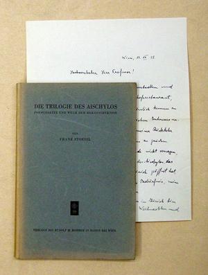 Die Trilogie des Aischylos. Formgesetze und Wege der Rekonstruktion.