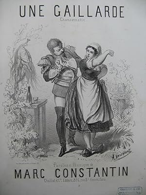 Une Gaillarde A. BELLOGUET Illustration XIXe siècle