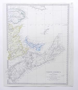 Imagen del vendedor de North America Sheet I. Nova-Scotia with part of New Brunswick and Lower Canada. a la venta por Buch- und Kunst-Antiquariat Flotow GmbH