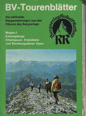 Imagen del vendedor de BV-Tourenbltter Mappe 2 : Kaisergebirge, Chiemgauer, Kitzbheler und Berchtesgadener Alpen a la venta por bcher-stapel