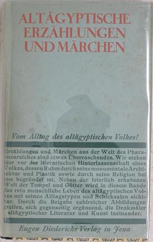 Bild des Verkufers fr Altagyptische Erzahlungen und Marchen zum Verkauf von Powell's Bookstores Chicago, ABAA