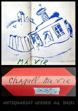 Image du vendeur pour Ma Vie. Traduction de Bella Chagall. Avec 31 dessins de jeunesse et 14 reproductions d`eaux-fortes de l`auteur. mis en vente par Antiquariat Gerber AG, ILAB/VEBUKU/VSAR