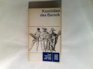 Bild des Verkufers fr Komdien des Barock. zum Verkauf von Antiquariat Buchhandel Daniel Viertel