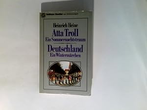 Bild des Verkufers fr Atta Troll : e. Sommernachtstraum. Deutschland, ein Wintermrchen. zum Verkauf von Antiquariat Buchhandel Daniel Viertel