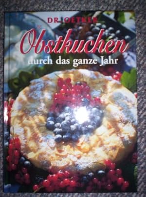 Bild des Verkufers fr Obstkuchen durch das ganze Jahr, Dr.Oetker zum Verkauf von Antiquariat Buchhandel Daniel Viertel