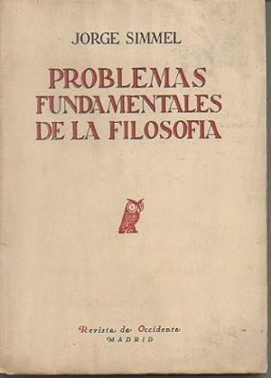 Seller image for PROBLEMAS FUNDAMENTALES DE LA FILOSOFIA. for sale by Librera Javier Fernndez