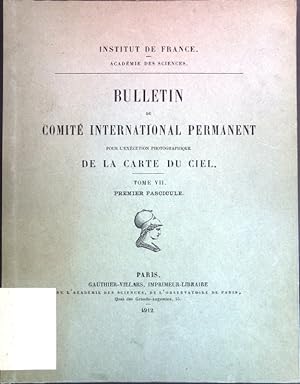 Sur le choix des étoiles intermédiaires pour l'héemisphère boréal; dans: Bulletin du Comité Inter...