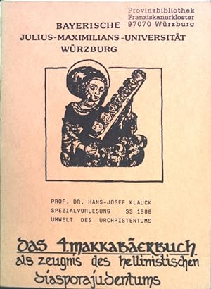 Immagine del venditore per Das 4. Makkaberbuch als Zeugnis des hellinistischen Diasporajudentums; venduto da books4less (Versandantiquariat Petra Gros GmbH & Co. KG)