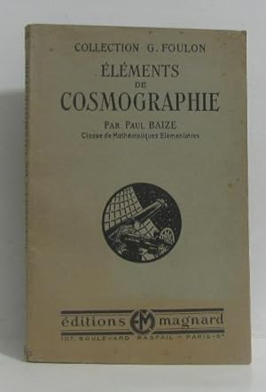 Image du vendeur pour lments de cosmographie mis en vente par crealivres