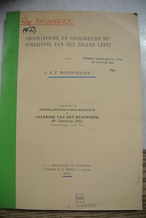 Geografische en geologische Beschrijving van het Eiland Letti. Overgedrukt uit Nederlandsche Timo...