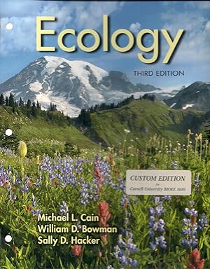 Bild des Verkufers fr Ecology, Third Edition: Custom Edition for Cornell University BIOEE 1610 zum Verkauf von Alplaus Books