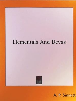 Seller image for Elementals and Devas for sale by Leserstrahl  (Preise inkl. MwSt.)