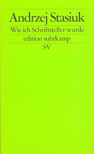 Bild des Verkufers fr Wie ich Schriftsteller wurde: Versuch einer intellektuellen Autobiographie (edition suhrkamp) zum Verkauf von Versandbuchhandlung Kisch & Co.