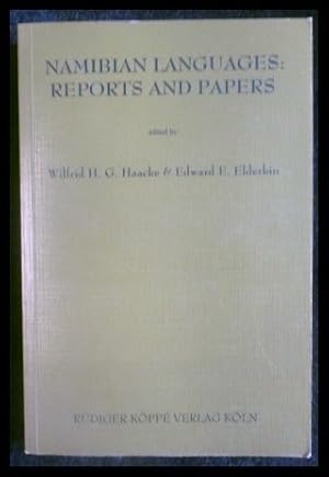 Bild des Verkufers fr Namibian Languages: Reports and Papers (Namibian African Studies, Band 4) zum Verkauf von ANTIQUARIAT Franke BRUDDENBOOKS