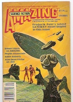 Imagen del vendedor de Amazing Science Fiction Stories Magazine January 1984 a la venta por biblioboy