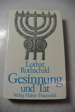 Bild des Verkufers fr Gesinnung und Tat : Berichte aus jdischer Sicht. zum Verkauf von Antiquariat Bookfarm