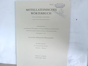 Mittellateinisches Wörterbuch bis zum ausgehenden 13. Jahrhundert. Bd. 3, Lieferung 7: dominium-e...