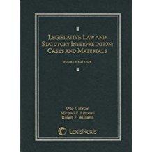 Bild des Verkufers fr Legislative Law and Statutory Interpretation: Cases and Materials zum Verkauf von BarristerBooks