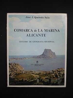 Imagen del vendedor de COMARCA DE LA MARINA ALICANTE. Estudio de geografa regional. a la venta por Auca Llibres Antics / Yara Prez Jorques