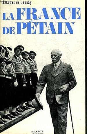 Bild des Verkufers fr La France De Petain. zum Verkauf von JLG_livres anciens et modernes
