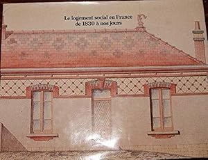 Bild des Verkufers fr Le logement social en France de 1830  nos jours. Unr tude historique  l'occasion du 30e anniversaire du GIPEC (Groupement interprofessionnel pour la participation  l'effort de construction). Nombreuses illustrations. 1984. Album  l'italenne. 24x32 cm. Cartonnage de l'diteur, jaquette. 26 pages. (Architecture, Btiment, Histoire) zum Verkauf von JLG_livres anciens et modernes