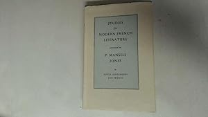 Imagen del vendedor de Studies In Modern French Literature, Presented To P Mansell Jones a la venta por Goldstone Rare Books