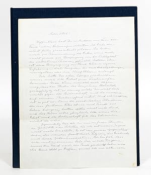 Seller image for Autograph Letter Signed for sale by Manhattan Rare Book Company, ABAA, ILAB