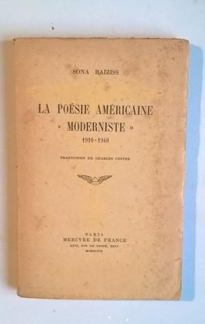 La poésie Américaine moderniste