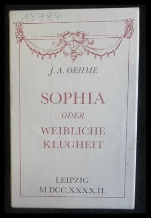 Seller image for Sophia oder weibliche Klugheit for sale by ANTIQUARIAT Franke BRUDDENBOOKS