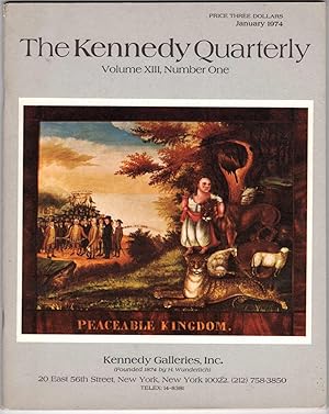 The Kennedy Quarterly (Volume XIII, Number One): American Naive and Folk Art of the Nineteenth Ce...