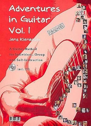 Bild des Verkufers fr Adventures in Guitar, w. Audio-CD. Vol.1 : A Guitar Method for Individual, Group and Self-Instruction zum Verkauf von AHA-BUCH GmbH