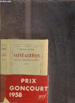 Imagen del vendedor de SAINT-GERMAIN OU LA NEGOCIATION a la venta por Le-Livre