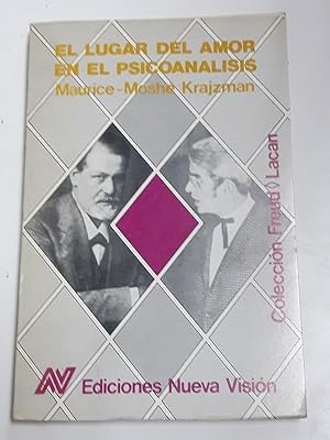 Image du vendeur pour El Lugar del amor en el psicoanlisis mis en vente par Libros Ambig
