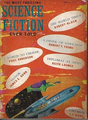 Seller image for The Most Thrilling SCIENCE FICTION Ever Told: No. 1, 1966 for sale by Books from the Crypt