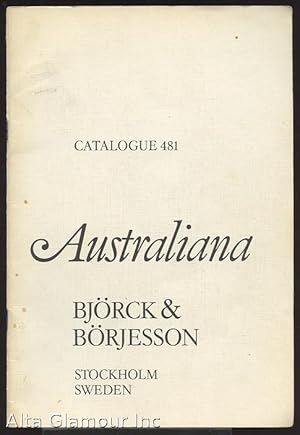 AUSTRALIANA Catalogue 481