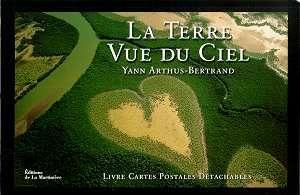 la Terre vue du ciel ; livre cartes postales détachables