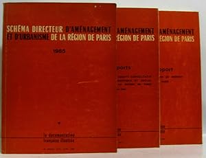 Schéma directeur d'aménagement et d'urbanisme de la région de Paris - trois tomes (tome I II III ...