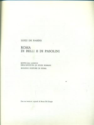 Immagine del venditore per Roma di Belli e di Pasolini venduto da Librodifaccia