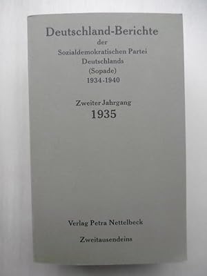 Bild des Verkufers fr Deutschland-Bericht der Sopade. Zweiter Jahrgang: 1935. [Dnnduck-Ausgabe] zum Verkauf von Antiquariat Steinwedel