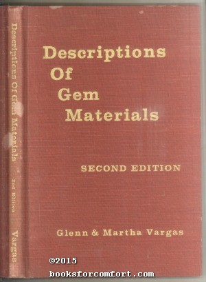 Seller image for Descriptions of Gem Materials, Second Edition for sale by booksforcomfort