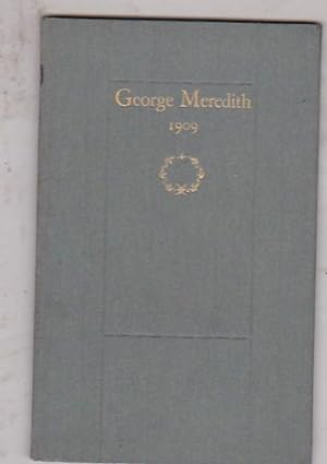 Seller image for George Meredith 1909 for sale by LIBRERA GULLIVER