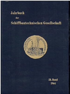 Bild des Verkufers fr Jahrbuch der Schiffbautechnischen Gesellschaft. 58. Band 1964. zum Verkauf von Antiquariat Bernhardt