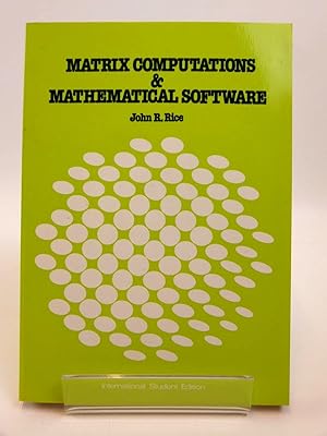 Seller image for MATRIX COMPUTATIONS AND MATHEMATICAL SOFTWARE for sale by Stella & Rose's Books, PBFA