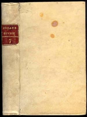 Oeuvres d'Horace en latin, traduites en francois M. Dacier et P. Sanadon No.7