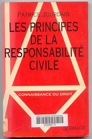 Les principes de la responsabilitÃÂ civile