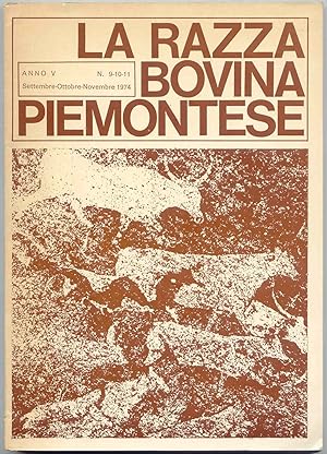 La Razza Bovina Piemontese Anno V No. 9,10,11